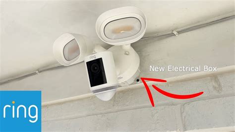 how to install ring floodlight cam new junction box|ring flood light installed.